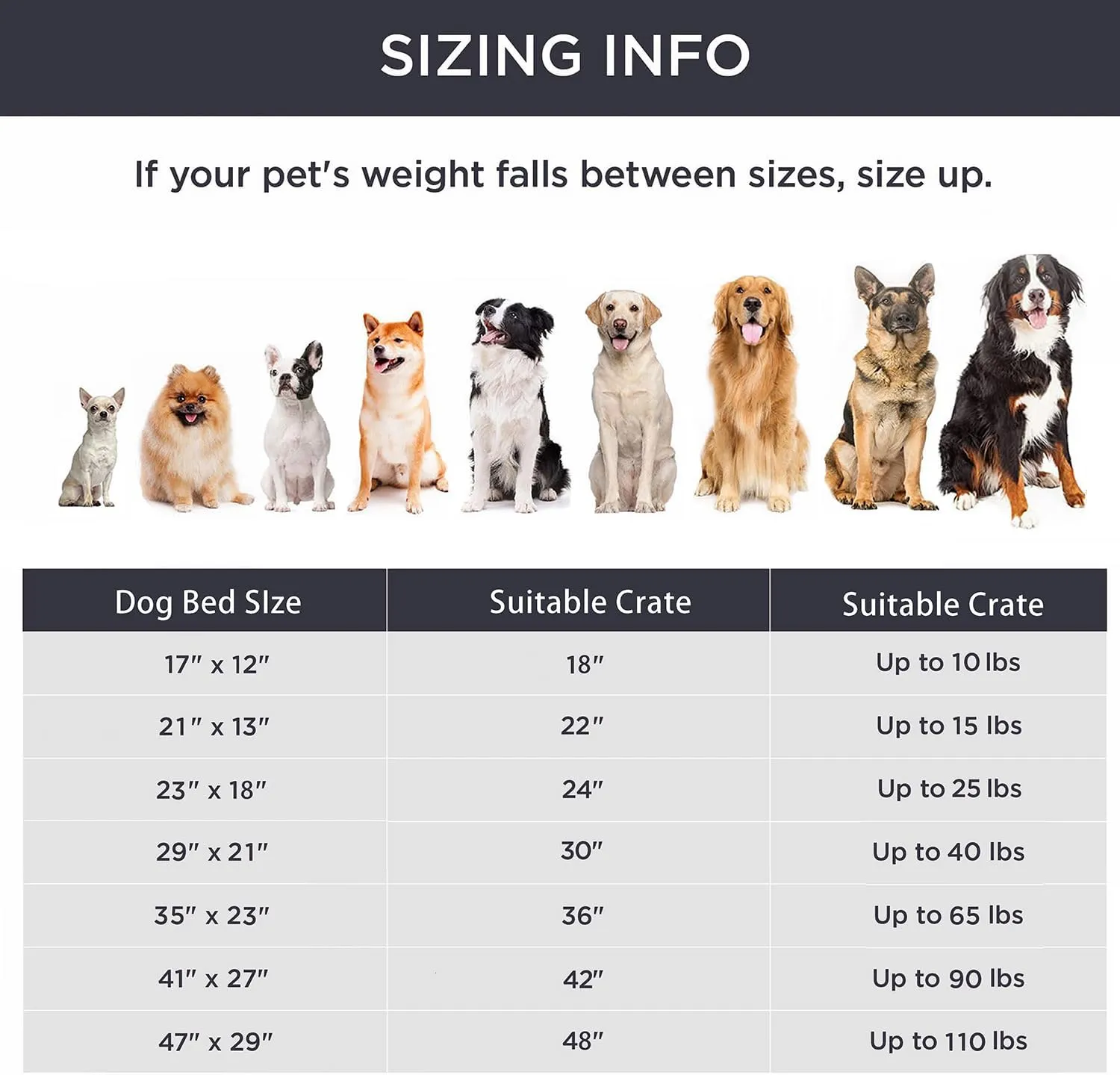 Dog Beds Crate Pad for Medium, Large Dogs, Deluxe Rose Plush Cat Sleeping Mats, Fits Crate Kennel Cage, Anti-Slip Pets Pillow, Washable Ultra Soft Fluffy Dog Bed for Crate (23"x18"Dark Grey)