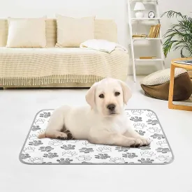 JSTEL Dog Cooling Pad Ice Silk Cooling Mat Washable Pet Cooling Mat Folding Summer Sleeping Mat 23.6x38.6 inch, Non-Toxic Gel, No Water or Electricity Needed for This Dog Cooling Pad