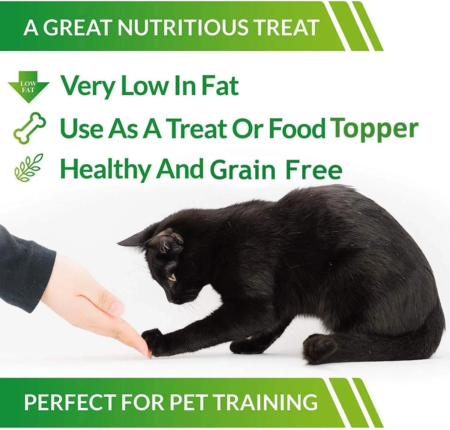 LIFE ESSENTIALS BY CAT-MAN-DOO All Natural Freeze Dried Chicken Crushed Sprinkles Powder for Dogs & Cats - No Fillers, Preservatives, or Additives - No Grain Tasty Treat