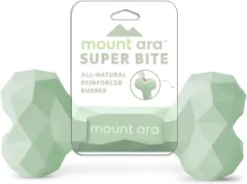 Mount Ara Super BITE BPA-Free Rubber Fillable Dog Chew Toy, Aggressive Chewer Toy, Peanut Butter Toy