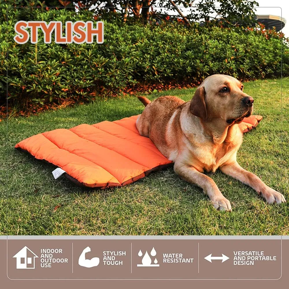 Outdoor Dog Bed, Waterproof, Washable, Large Size, Durable, Water Resistant, Portable and Camping Travel Pet Mat