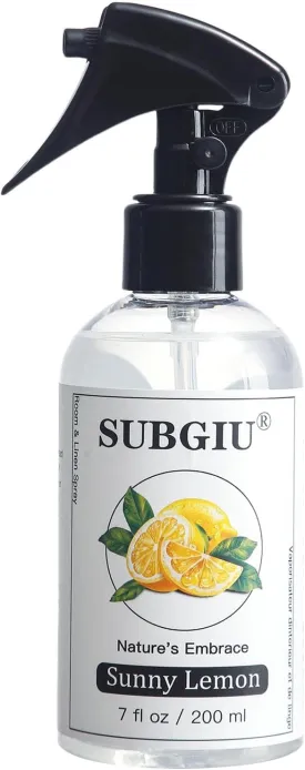 Room Natural Linen Spray and Fabric Spray, Aromatherapy (7 Fl Oz, Sunny Lemon(1 Bottle))