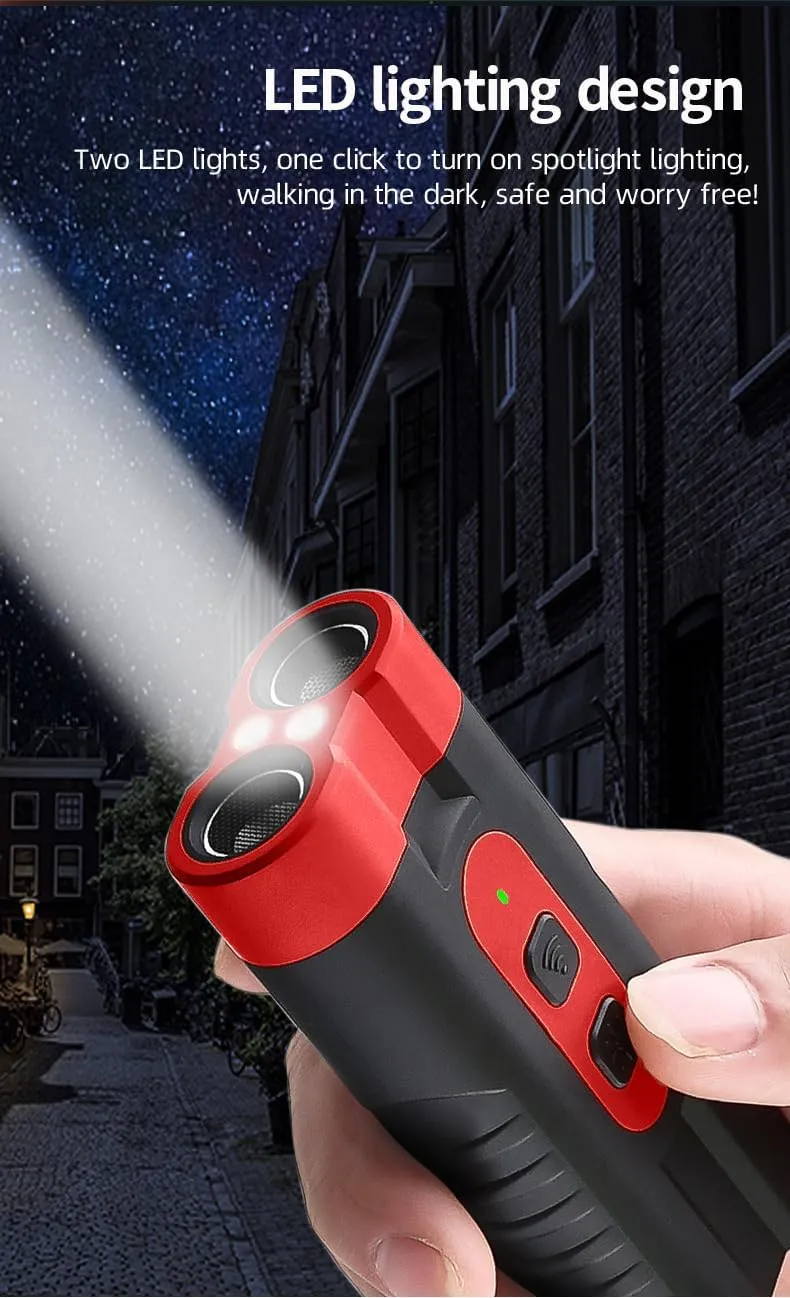 Ultrasonic Dog Bark Deterrent Devices 2025 Anti Barking Device for Dogs,Indoor Outdoor Dog Barking Silencer with LED Flashlight,Barks No More Dog Training Device Tool,Safe for Human & Dogs