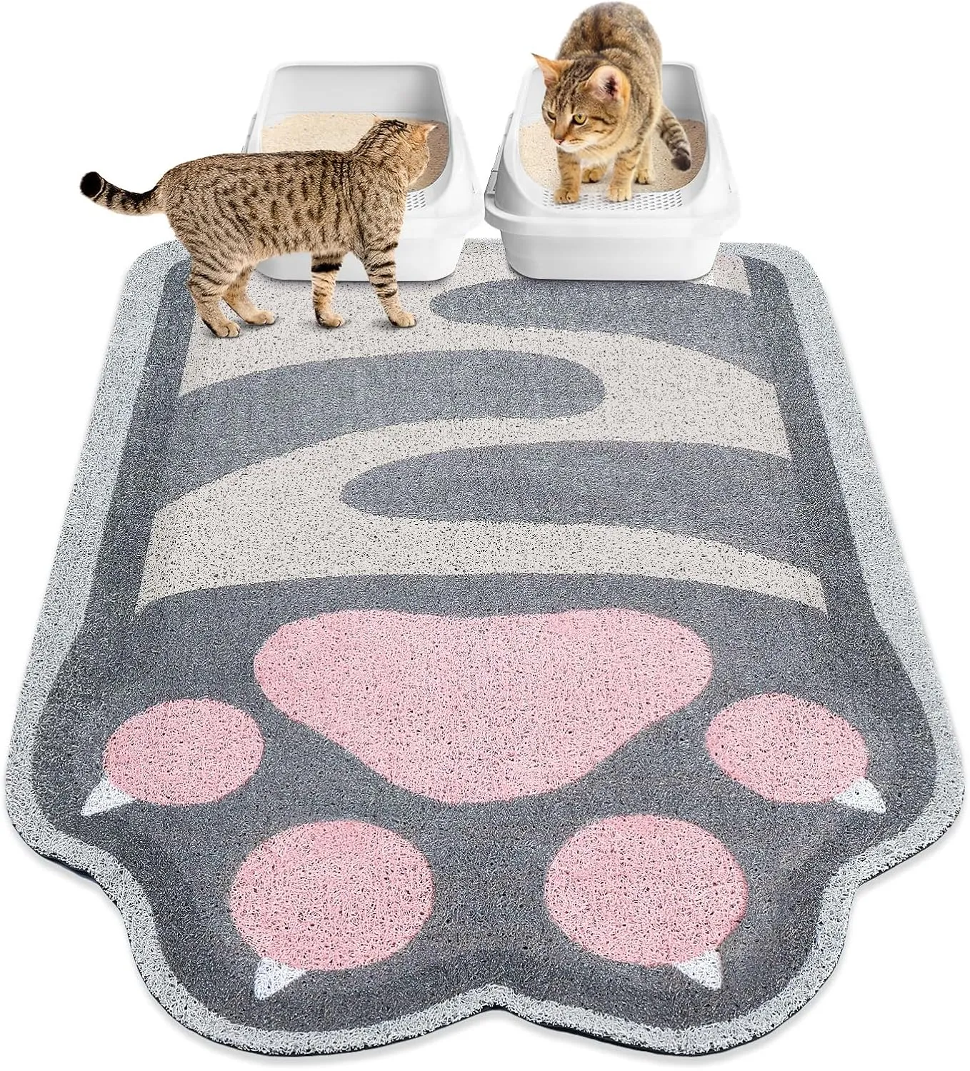 Unicorn Catcher Cat Litter Mat Quality Litter Box Mat Large Non-Slip Mat Cute Litter Trapping Mat Soft Cat Food Mat Easy to Clean