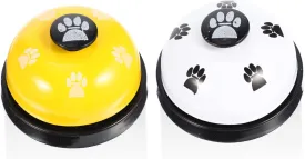 UPKOCH 2pcs Pet Training Bell for Pet Training Clicker Dog Training Training Buttons Puppy Training Buttons with Bell Puppy Potty Training Bells Squeaky Scooper Plastic