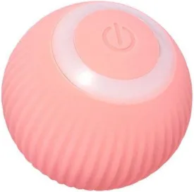 Wloom Cat Ball - Interactive, Self-Moving, Automatic Rolling Toy for Indoor Playing, Stimulates Hunting Instinct in Your Kitty (Pink)