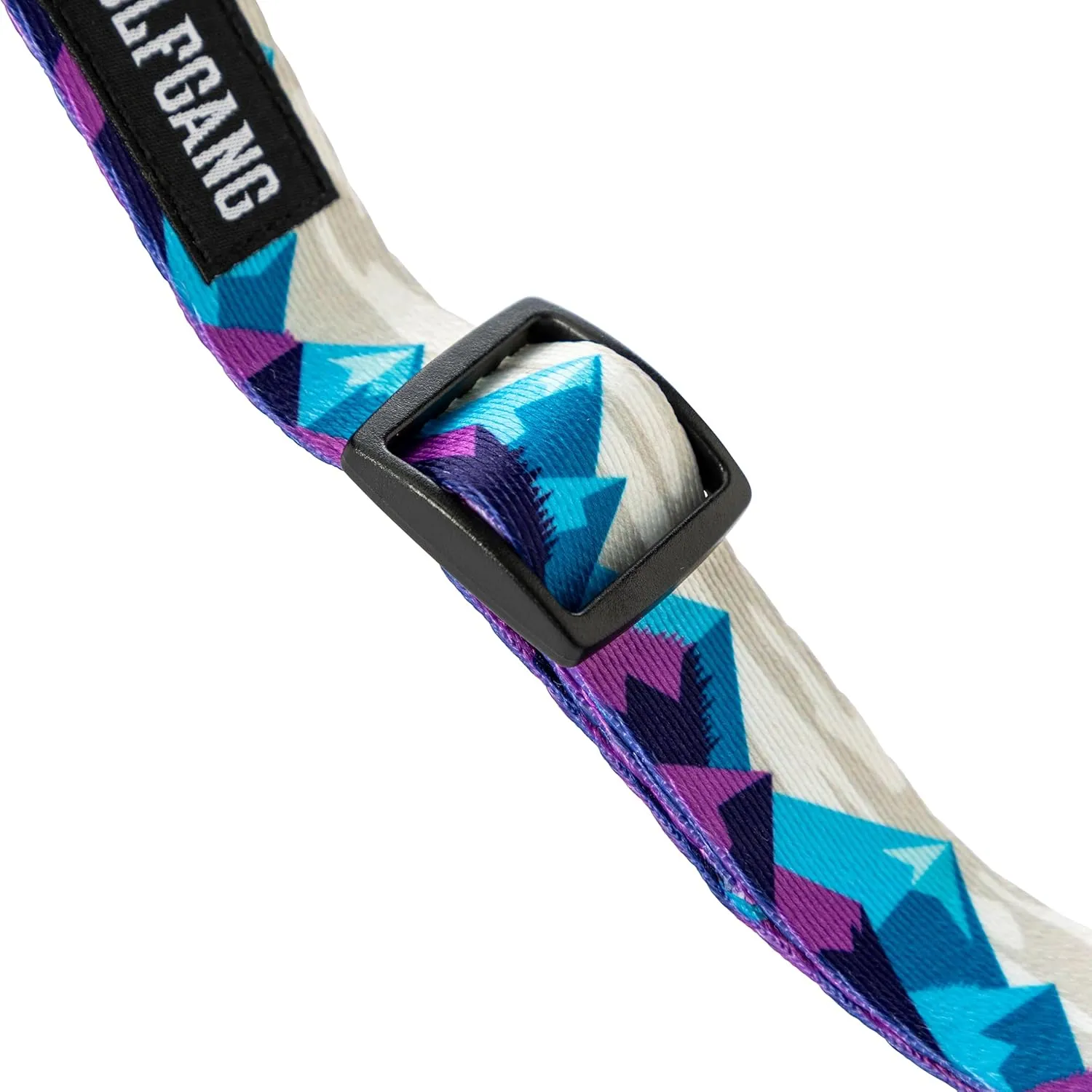 Wolfgang Heavy Duty Martingale Dog Collar with Quick Release Nylon Buckle for Walking & Training, RockyPeaks Print, Large